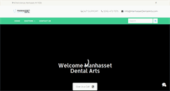 Desktop Screenshot of manhassetdentalarts.com